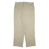 DICKIES 874 Workwear Mens Trousers Beige Regular Straight W38 L32