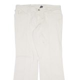 POLO RALPH LAUREN Womens Corduroy Trousers Cream Regular Bootcut W35 L31