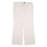 POLO RALPH LAUREN Womens Corduroy Trousers Cream Regular Bootcut W35 L31