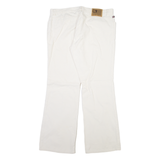 POLO RALPH LAUREN Womens Corduroy Trousers Cream Regular Bootcut W35 L31