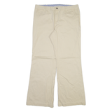 TOMMY HILFIGER Womens Trousers Cream Regular Bootcut W34 L30