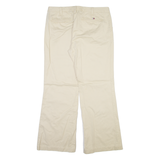 TOMMY HILFIGER Womens Trousers Cream Regular Bootcut W34 L30
