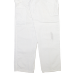 DICKIES Carpenter Mens Trousers White Regular Straight W30 L32