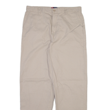 CHAPS Mens Trousers Beige Regular Straight W34 L32