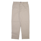 CHAPS Mens Trousers Beige Regular Straight W34 L32