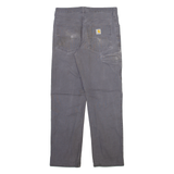 CARHARTT Mens Trousers Grey Relaxed Straight W31 L32