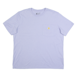 CARHARTT Loose Fit Womens T-Shirt Purple XL