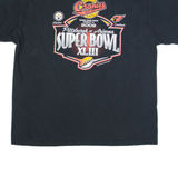 HANES Cronies Sports & Grill Mens T-Shirt Black USA XL