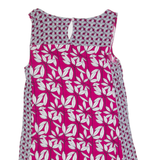 WHITE STUFF Womens Day Dress Red Floral Sleeveless Knee Length UK 12