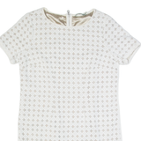 MINT VELVET Womens Day Dress White Lace Short Sleeve Knee Length UK 18