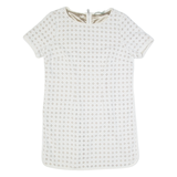 MINT VELVET Womens Day Dress White Lace Short Sleeve Knee Length UK 18