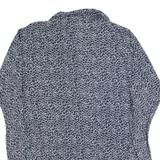 REISS Womens Shirt Dress Black Spotted Long Sleeve Short UK 10