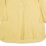 FAT FACE Womens Shirt Dress Yellow Linen Long Sleeve Short UK 10