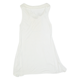REISS Womens Day Dress White Sleeveless Knee Length S