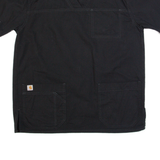 CARHARTT Pullover Workwear Mens Plain Shirt Black S
