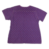 CARHARTT Pullover Workwear Womens Shirt Purple Floral L