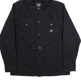 VANS Drill Mens Chore Jacket Black Hooded S