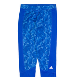 ADIDAS Womens Leggings Blue Skinny S W26 L28