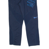 NIKE 3/4 Length Womens Leggings Blue Skinny M W28 L23
