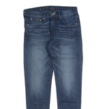 POLO RALPH LAUREN Womens Jeans Blue Slim Skinny Stone Wash W26 L28