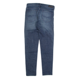 POLO RALPH LAUREN Womens Jeans Blue Slim Skinny Stone Wash W26 L28