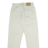 CALVIN KLEIN JEANS Womens Twill Trousers Beige Regular Straight W28 L30