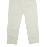 CALVIN KLEIN JEANS Womens Twill Trousers Beige Regular Straight W28 L30