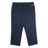 DICKIES 874 Flex Workwear Mens Twill Trousers Blue Classic Straight W46 L32