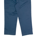 DICKIES Workwear Mens Twill Trousers Blue Regular Straight W38 L28