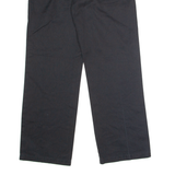 DICKIES 774 Workwear Womens Twill Trousers Black Classic Straight W34 L30