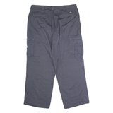 DICKIES Workwear Cargo Mens Twill Trousers Grey Regular Straight W38 L29
