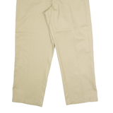 DICKIES Workwear Mens Twill Trousers Beige Regular Straight W36 L29