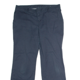 DICKIES Workwear Womens Trousers Blue Regular Straight W34 L28