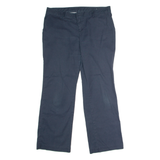 DICKIES Workwear Womens Trousers Blue Regular Straight W34 L28