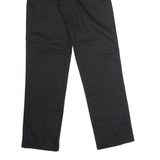 DICKIES Flex Workwear Mens Trousers Black Slim Tapered W28 L30