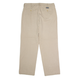 NAUTICA Chino Mens Twill Trousers Beige Regular Straight W38 L32