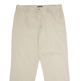 NAUTICA Chino Mens Twill Trousers Beige Regular Straight W38 L30