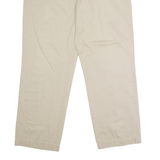 NAUTICA Chino Mens Twill Trousers Beige Regular Straight W38 L30