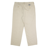 NAUTICA Chino Mens Twill Trousers Beige Regular Straight W38 L30