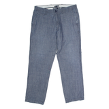 NAUTICA Mens Trousers Blue Regular Straight W33 L30