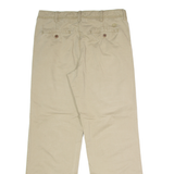 TIMBERLAND Chino Mens Twill Trousers Beige Regular Straight W34 L32