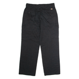 DICKIES Workwear Cargo Mens Twill Trousers Black Relaxed Straight W34 L32