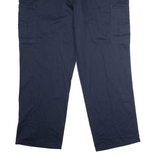 DICKIES Workwear Cargo Mens Twill Trousers Blue Regular Straight W46 L34