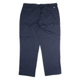 DICKIES Workwear Cargo Mens Twill Trousers Blue Regular Straight W46 L34