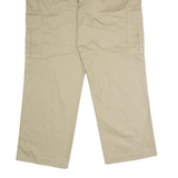 DICKIES Workwear Cargo Mens Twill Trousers Beige Regular Straight W38 L30