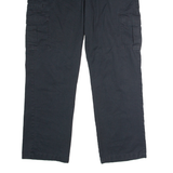 DICKIES Workwear Cargo Mens Trousers Black Regular Straight W36 L32