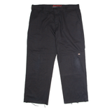 DICKIES Flex Workwear Mens Trousers Black Regular Straight W40 L30