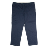 DICKIES 874 Flex Workwear Mens Twill Trousers Blue Classic Straight W46 L32