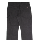 DICKIES Workwear Carpenter Mens Chiffon Trousers Black Regular Straight W36 L29
