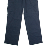 DICKIES Workwear Cargo Mens Trousers Blue Regular Straight W32 L32